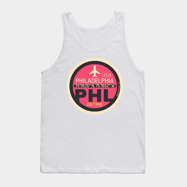 Pink Philadelphia Tank Top by Woohoo